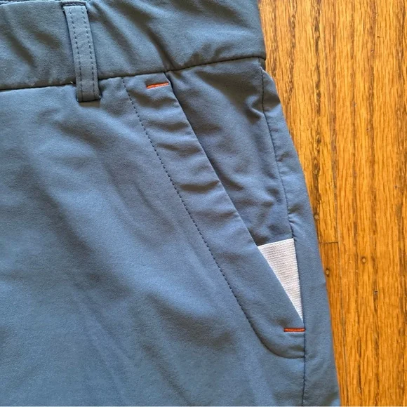 KJUS Golf Pant Womens 34 XS Steel Blue Ikala 7/8 Treggings Pull On Ankle Length - Picture 9 of 16